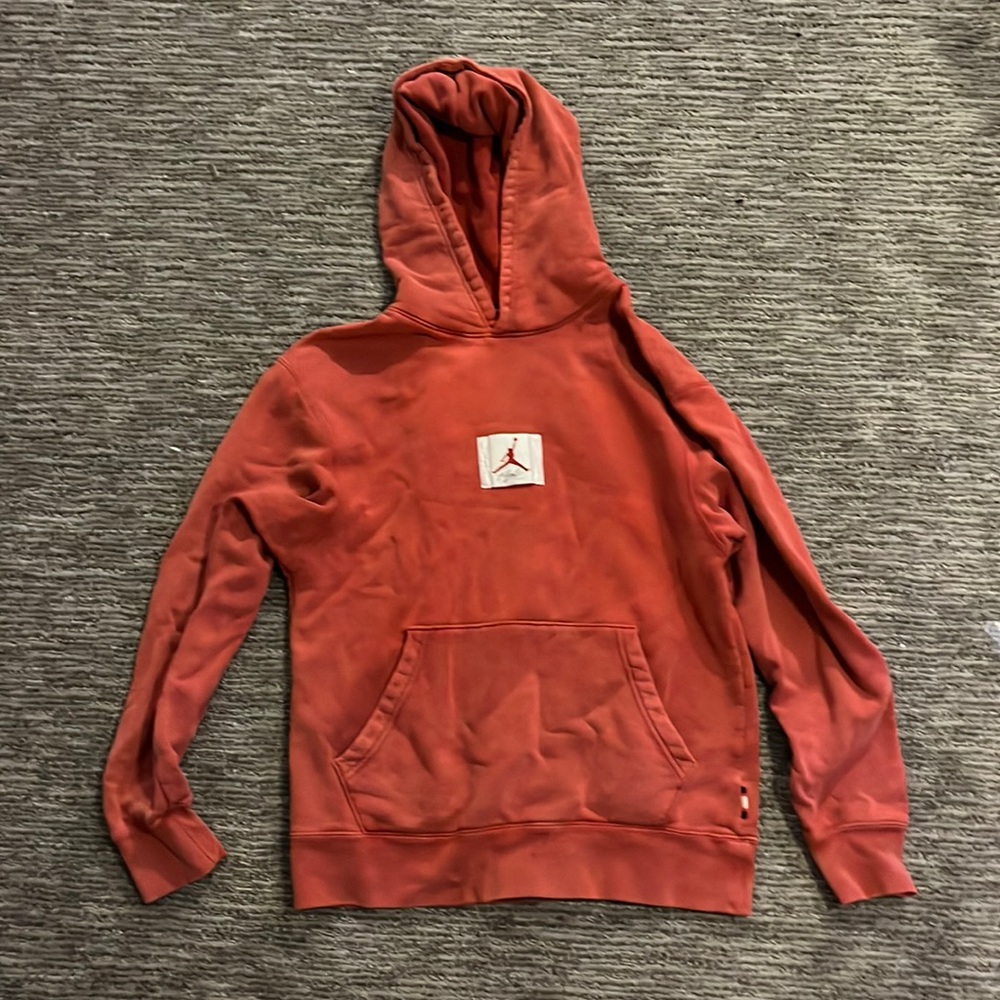 Red Jordan fleece sweatshirt
